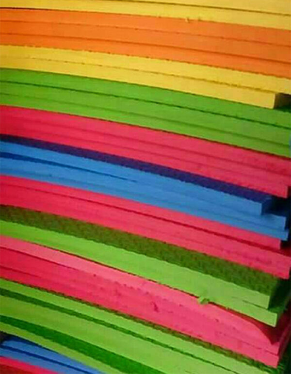 แผ่นยาง eva สีสดต่างๆหนา